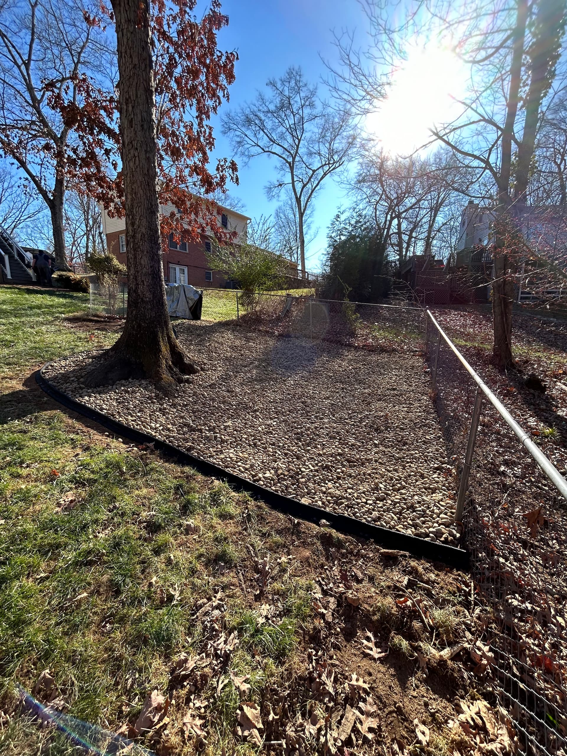 Gallery photos for Transforming Backyard Spaces with River Rock Addition: Image #3