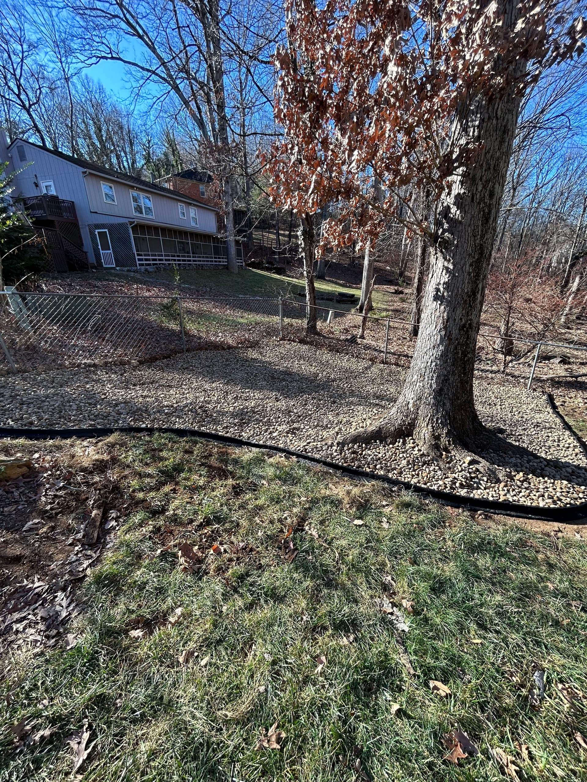 Gallery photos for Transforming Backyard Spaces with River Rock Addition: Image #4